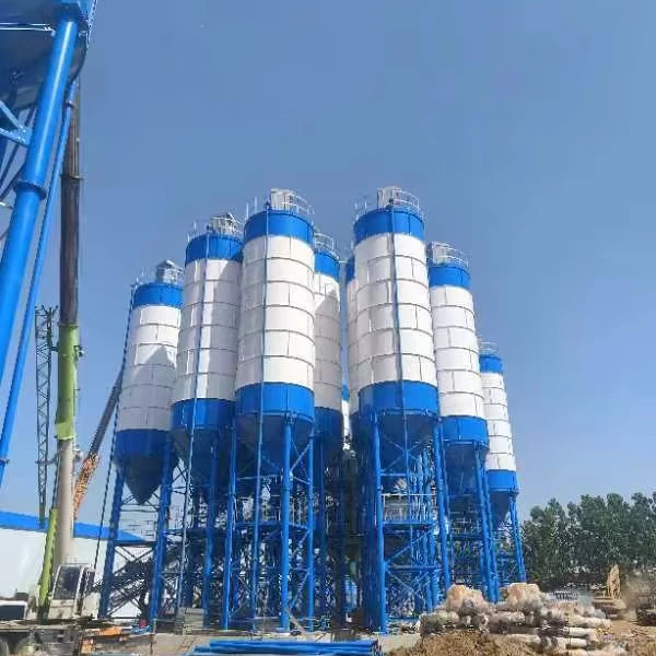 120m3/h 150m3/h Belt Conveyor Concrete Batching Plant with Large Capacity