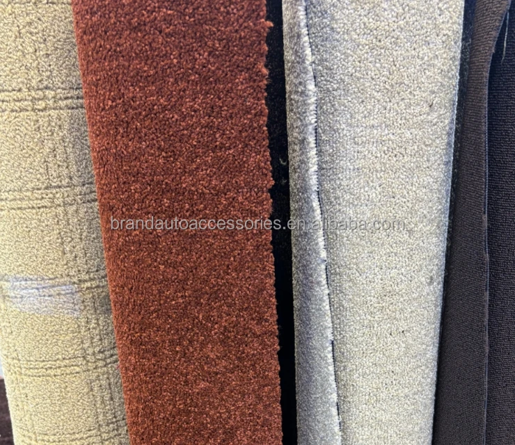 Roll Velour Needle Punch and Tufted cut pile loop pile roll material PVC TPR spike backing car carpet mat