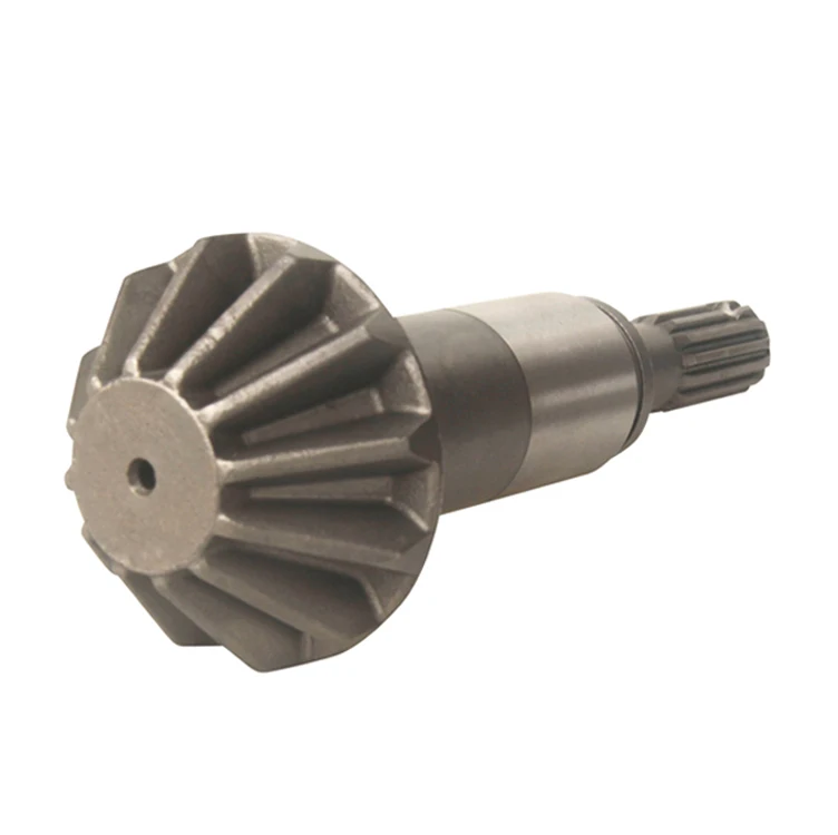 Precision Casting Herringbone Helical Bevel Steel Spur Small Shaft Work Gear With 12 Teeth