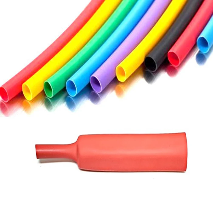 Multi-color Halogen Free Single/Double Wall Flexible Polyolefins Heat Shrinkable/Shrink Tube/Tubing
