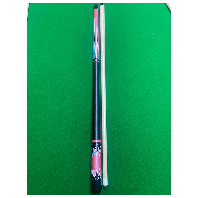 Cheap Wholesale 2-piece Pink Wood Pool Cues Snooker Club 57inch Billiard Cue Stick