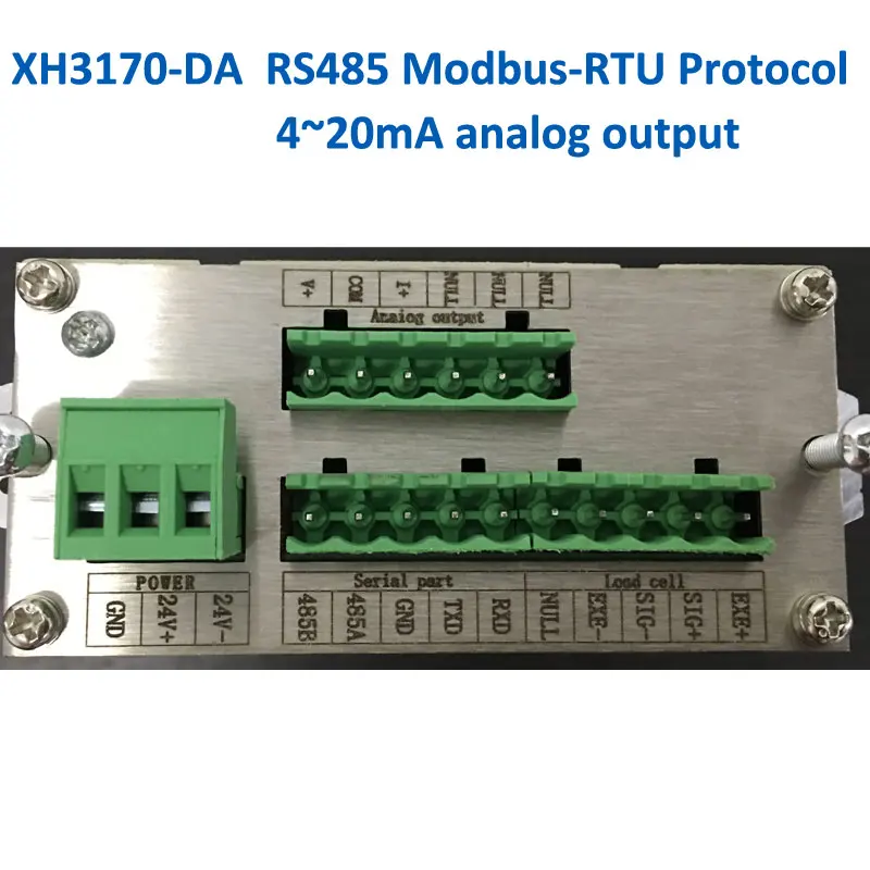 Analog RS485 Load Cell Weight Transmitter Communication Scales Weighing Indicator with PLC