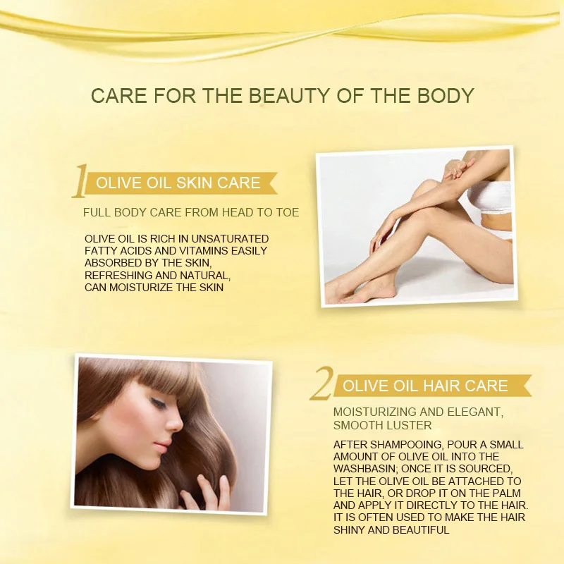 Korean cosmetic Olive Oil Olive Hair Oil Brands ( Skin Care / Hair Care Products)