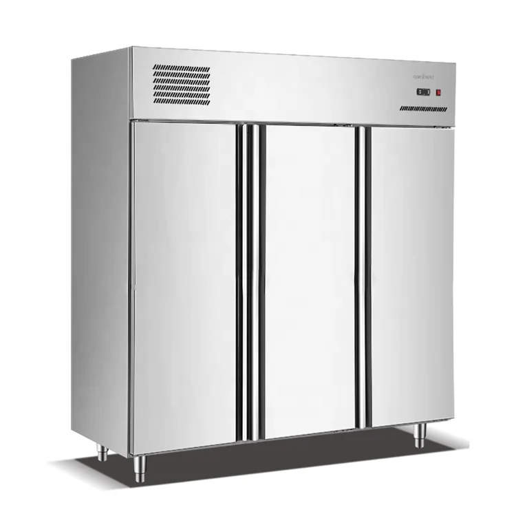 Stainless Steel Commercial Refrigerator | 6-Door Refrigeration Unit | Temperature Range 2-8°C