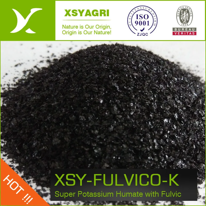 Agrochemicals Fertilizer  Potassium Humate Fulvate Amino Acids Hydrolysed Soya Proteins Coated Granules