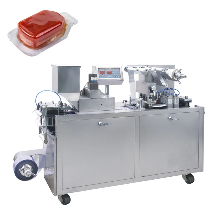 Автоматическая блистерная упаковочная машина для говяжьей пасты DPP80 производителя пищевых