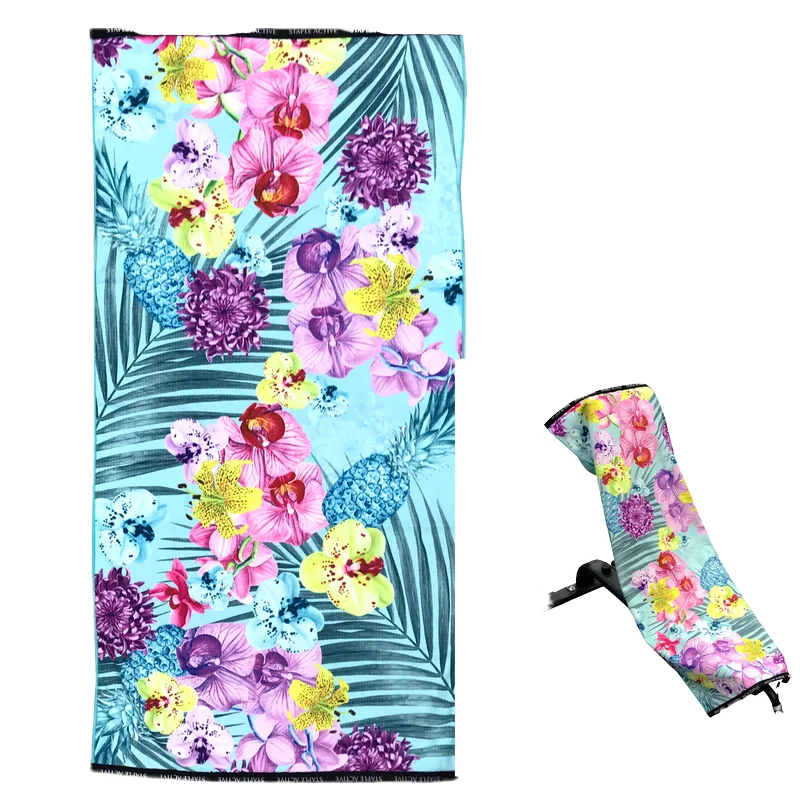 100% Cotton or Microfiber Cotton Sports Custom LOGO Cheap Magnetic Sports Towel Fitness Towel with Zipper Pocket