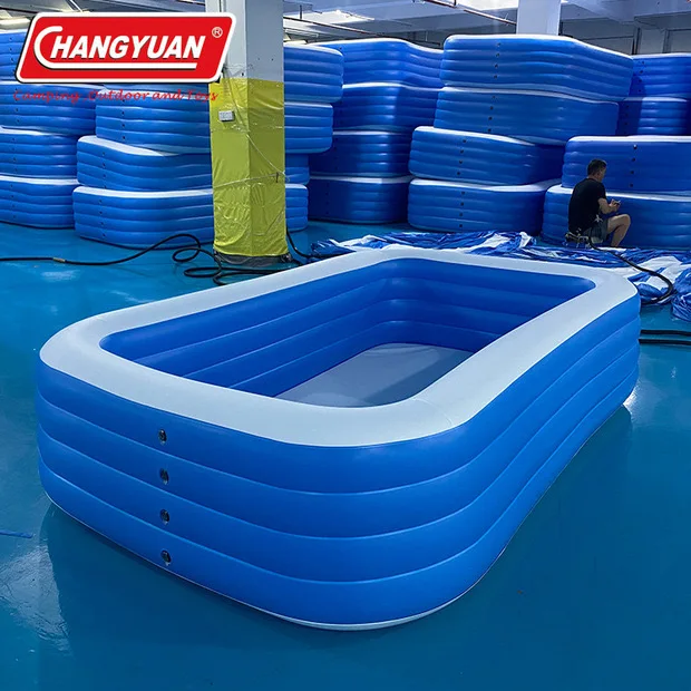 Factory direct sales installation free foldable thickened durable water entertainment inflatable swimming pool