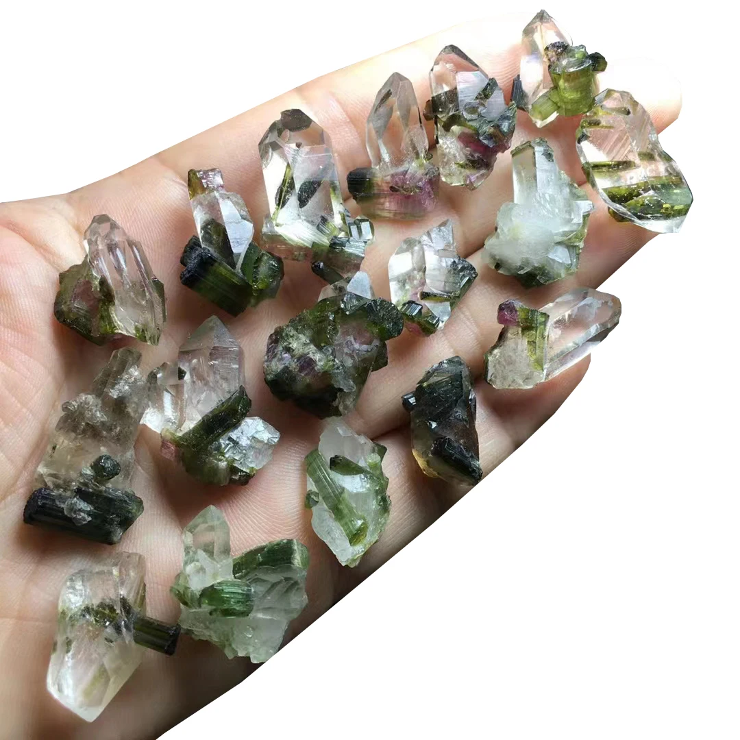 Natural Crystals Watermelon tourmaline price of natural rough tourmaline Mineral specimen of tourmaline