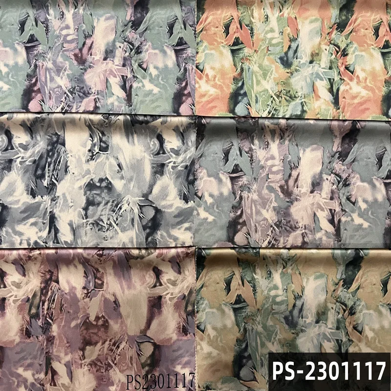 Pinsui Textile 100% Polyester Ready Goods For Ship Silk Satin Material Dress Satin Fabric For Pajamas
