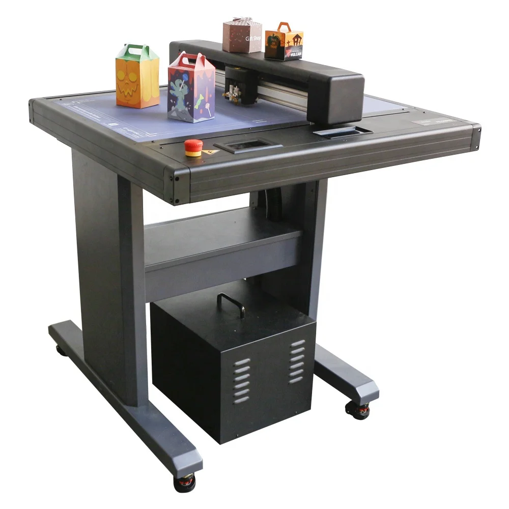790*1085mm CCD Camera Flatbed Cutter Plotter Flatbed Die Cutter Machine for DIY Christmas Cardboard Box Making