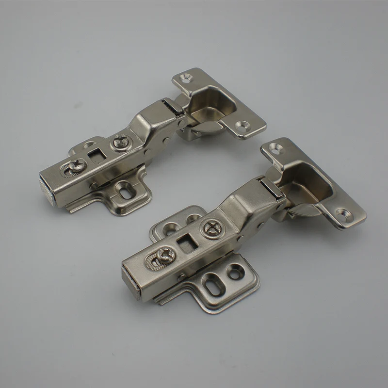 Clip on soft close cabinet door hinge