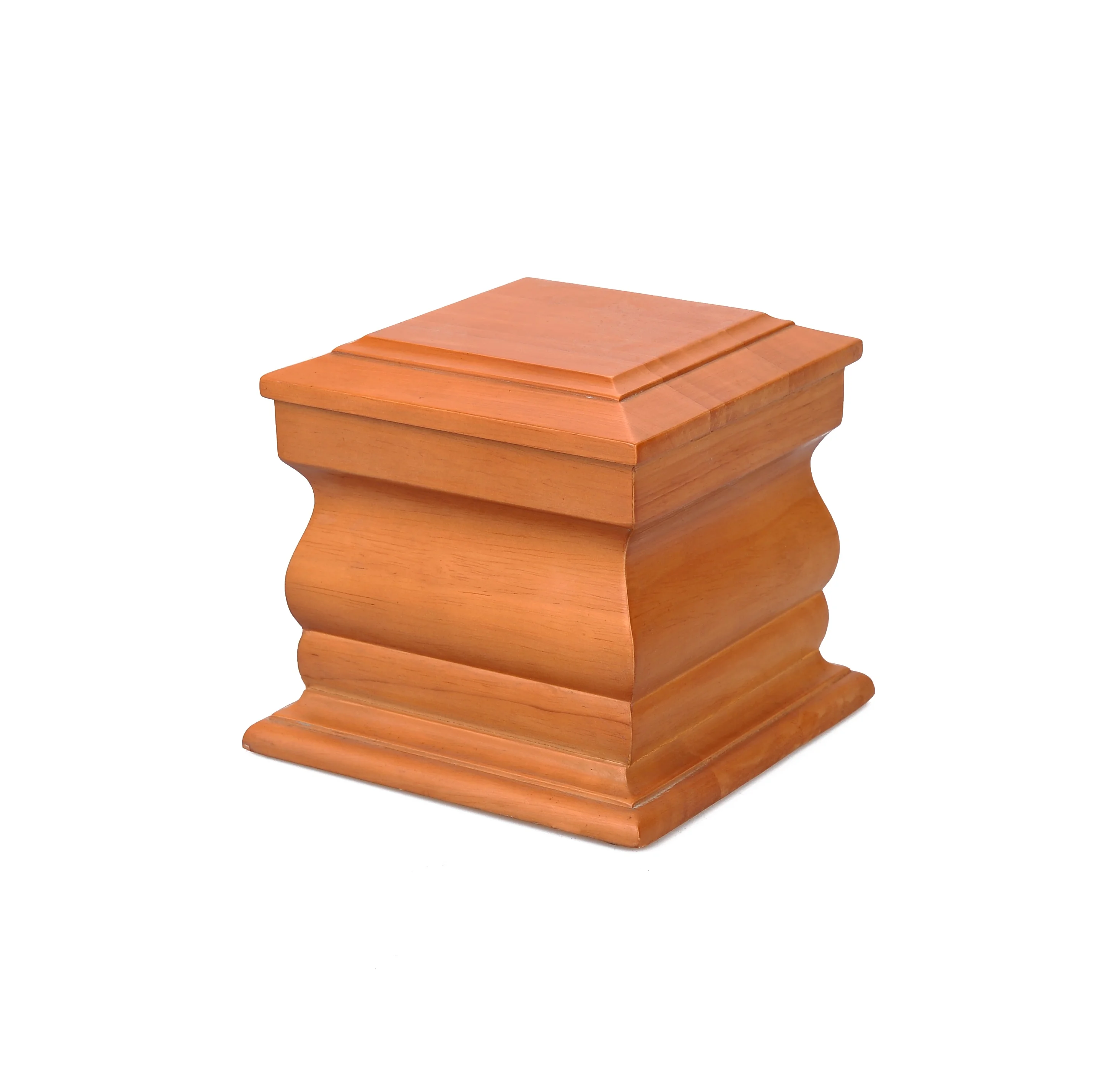 European Urns Design Small Pet Cremation Urns Handmade Natural Wood Box with Glass for Pet Ashes Pet Caskets & Urns Accept OEM