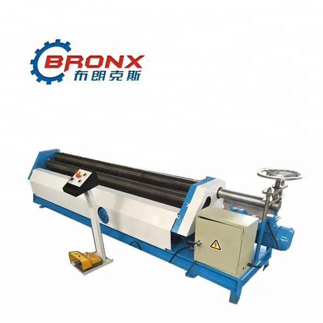 asymmetrical three roller metal plate sheet board  rolling bending machine device equipment