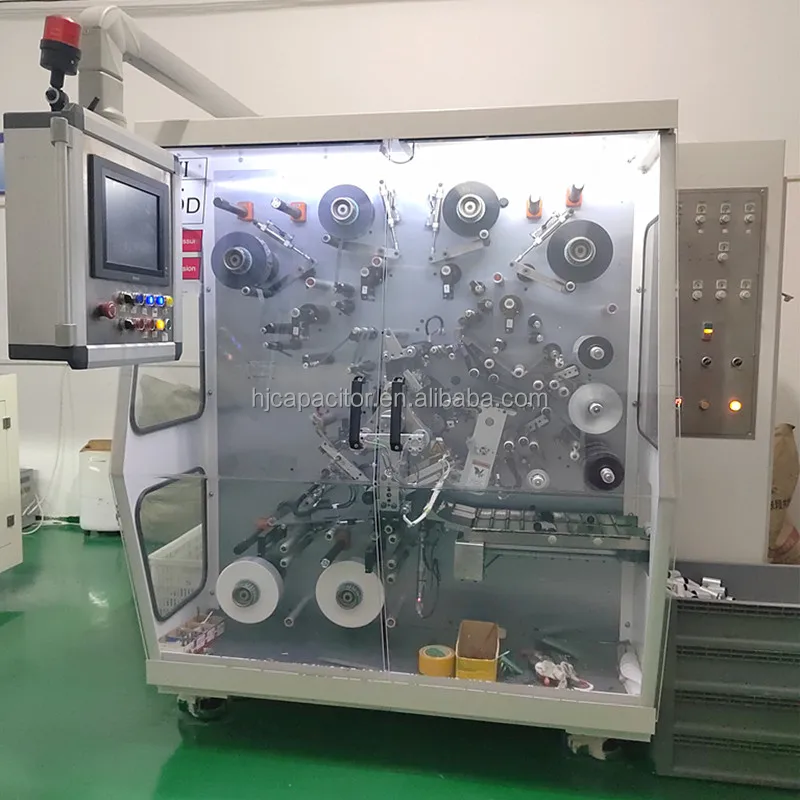 Automatic winding machine for A.C. capacitors-Metal film winding machine