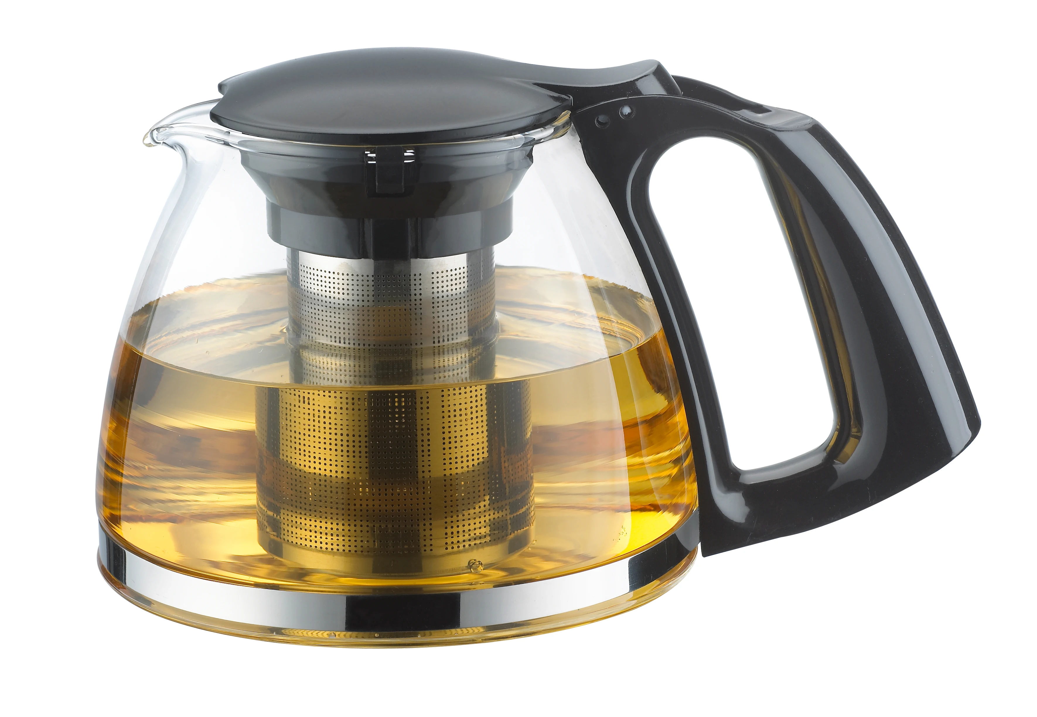 Most Popular Food Grade Tea Kettle Tea Pot with Stainless Steel Infuser Glass Free Coffee & Tea Sets 1 Position,1 Color Printing