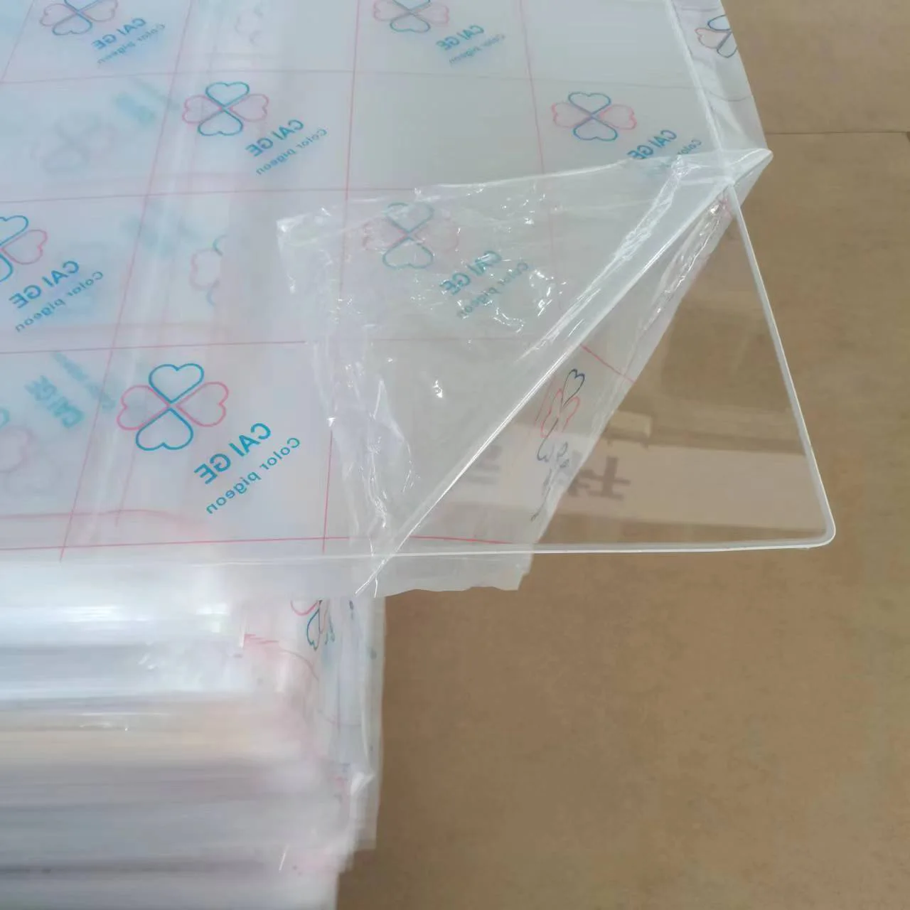 Customized wholesale 2mm clear acrylic casting version