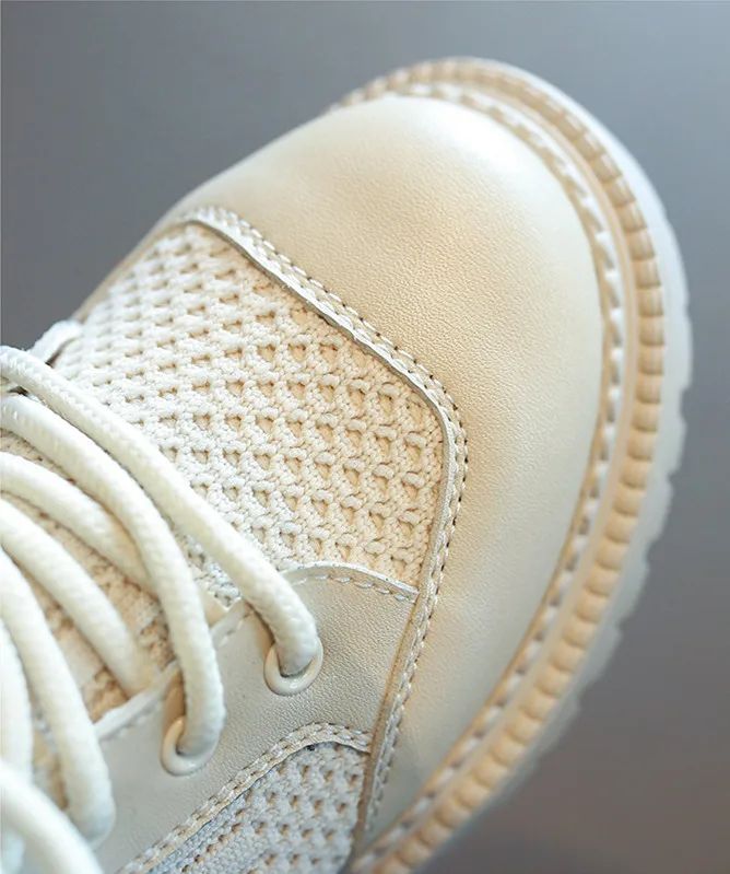 Модные ботильоны для девочек, новые зимние ботинки Martin, детские ботинки-носки