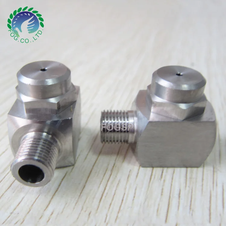 GGA angle type Removable cap and vane full jet spray nozzle, GA 1/8 to 1/2 NPT or BSPT thread nozzle, water vortex nozzle