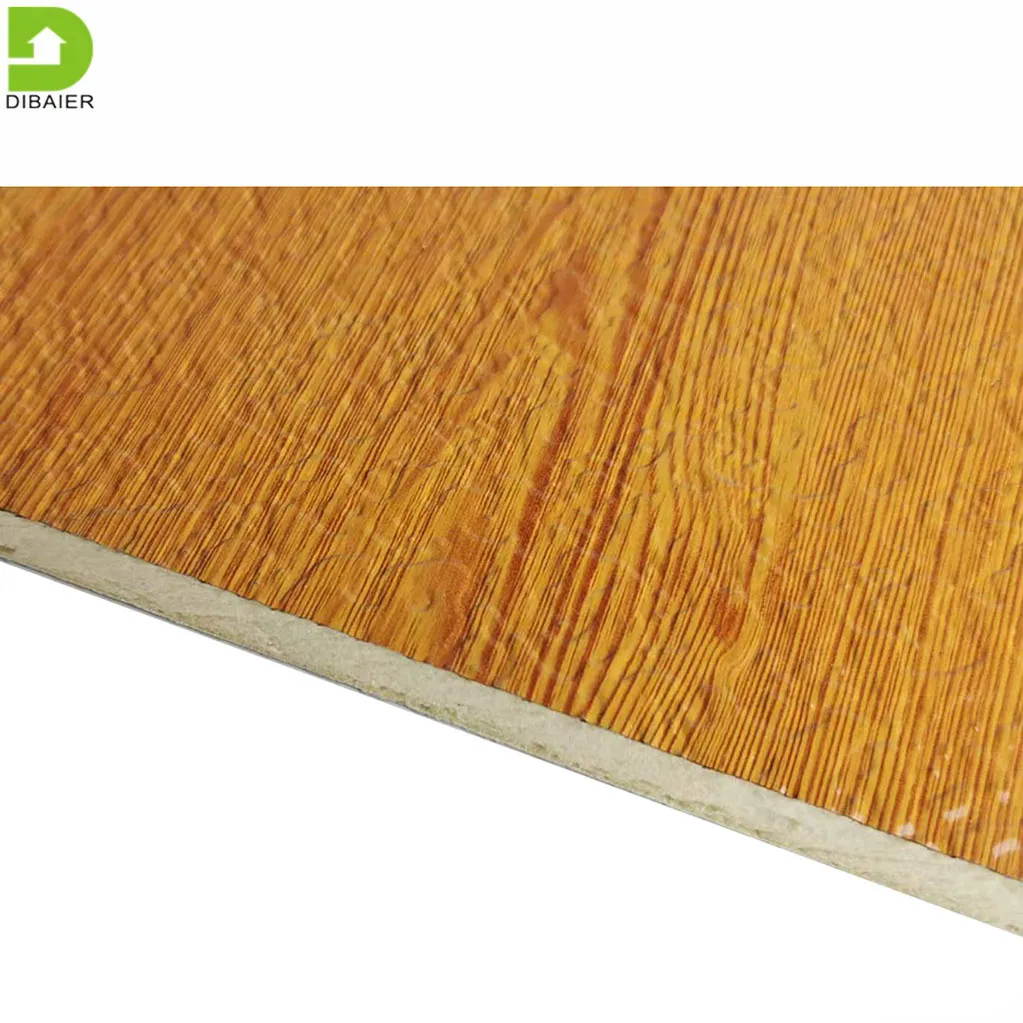 Панель из гипсокартона, 16 мм сэндвич-панель, декоративная Изолированная металлическая облицовочная панель из пенополиуретана