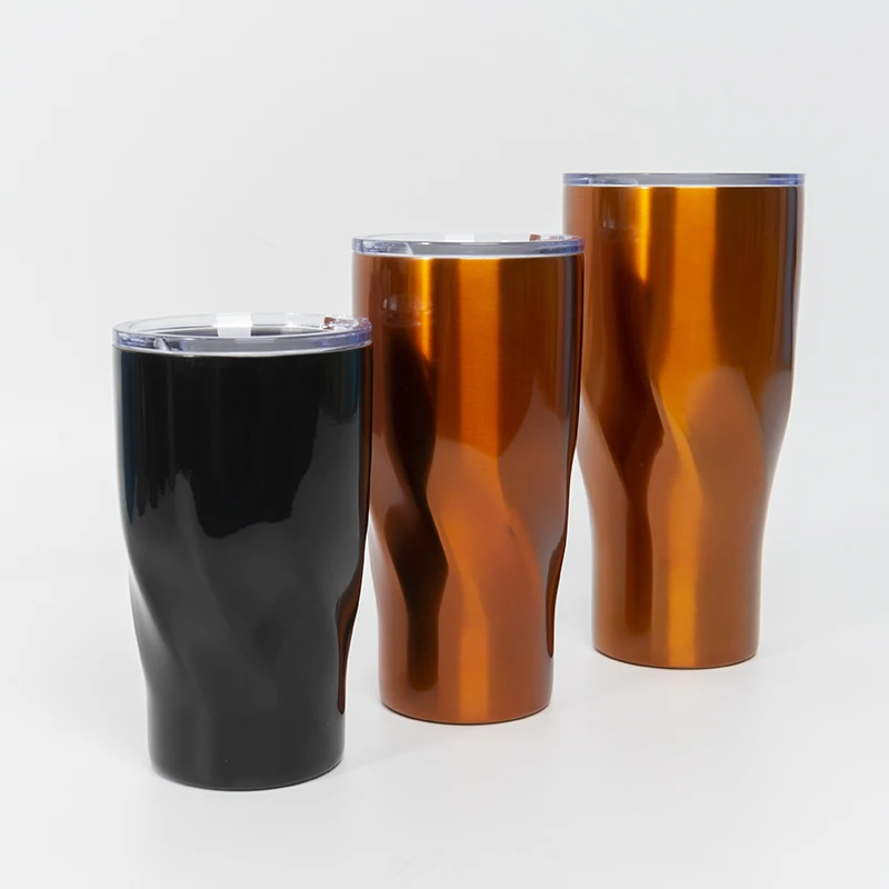 New arrival Coffee Cup Metal Thermo Mug Stainless Steel Tumbler with Lids
