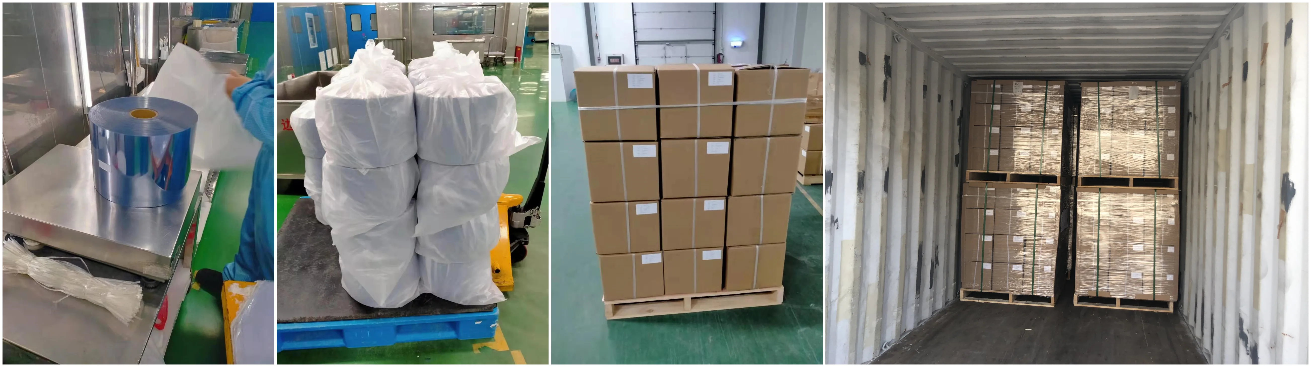Popular 0.25mm thickness clear thermoforming Rigid PVC Film Pharmaceutical Use