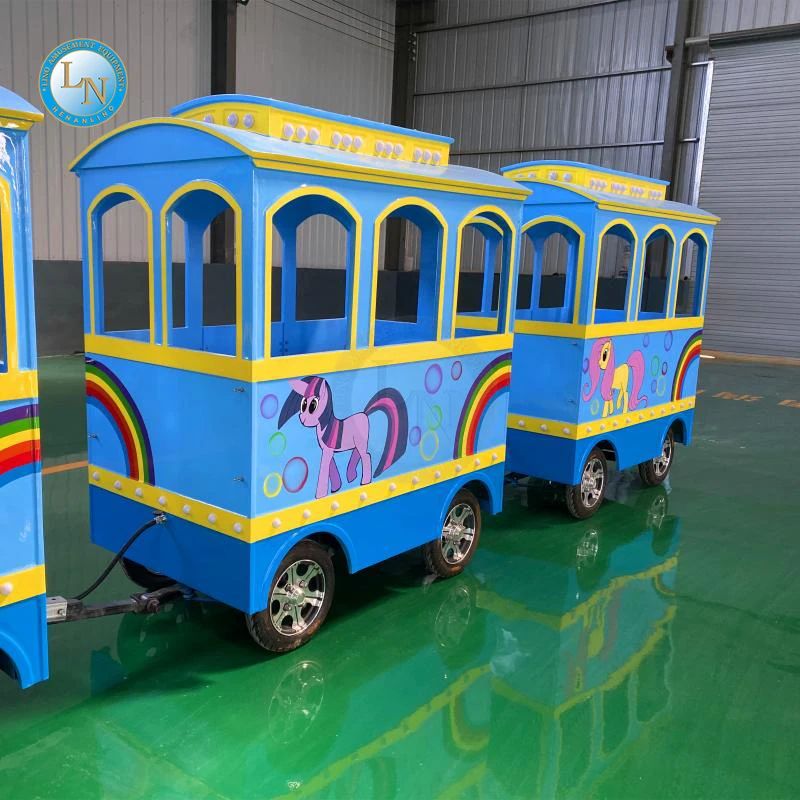 Train Ride Manufacturer Fairground Theme Amusement Park Sightseeing Road Tourist Trackless Train For Sale