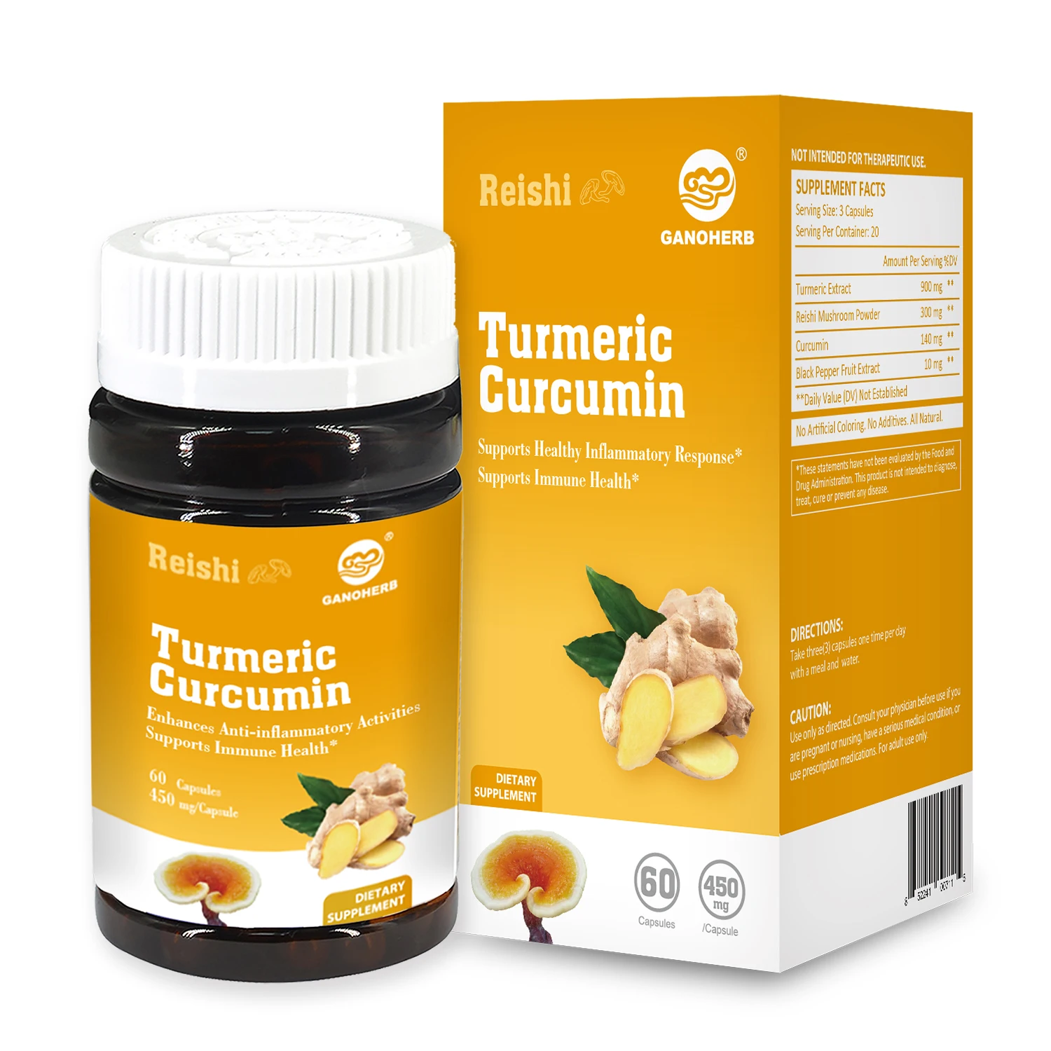 China herbal Turmeric Curcumin Dietary Supplement Capsules for  joint  health care