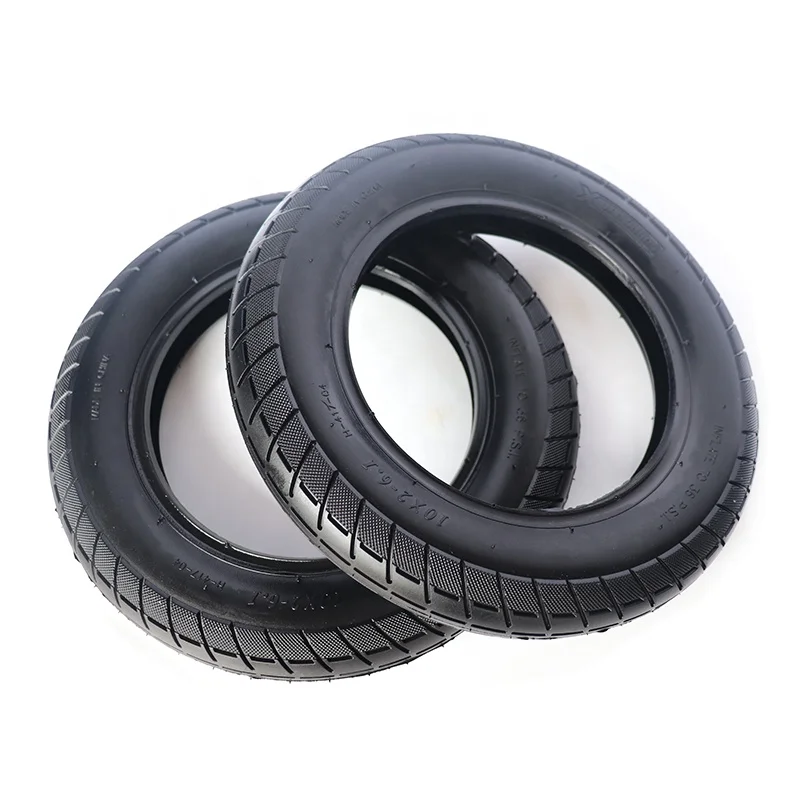 XUANCHENG 10 inch 10x2-6.1 Inflatable Thickening Wheel Outer Tire 10*2-6.1 Tyre for Xiaomi Mijia M365 Electric Scooter Tyre Part