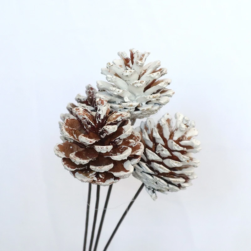 Amazon wholesale flowers natural dried pine cone florist supplies for interior home decorative