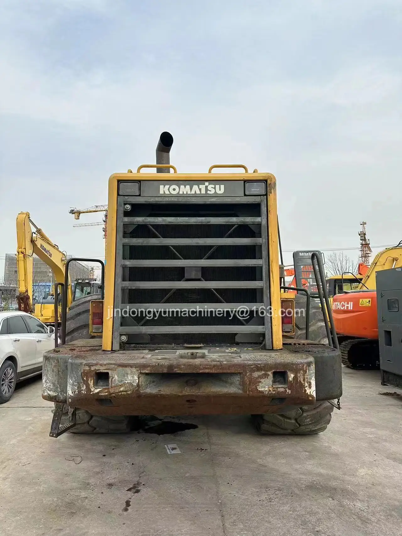 The Komatsu WA600-3 front wheel loader from Japan is for sale and delivers consistent results with its large capacity