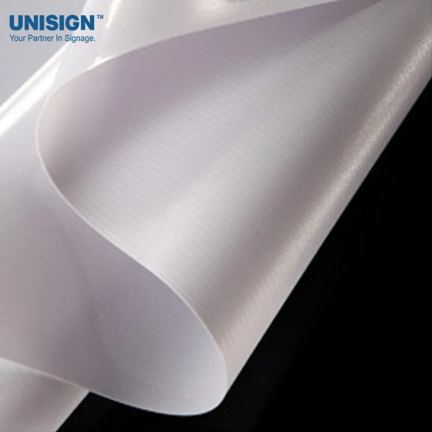 UNISIGN Outdoor Billboard Flag Banner Vinyl Glossy PVC Flex Back lit Banners Rolls for Printing