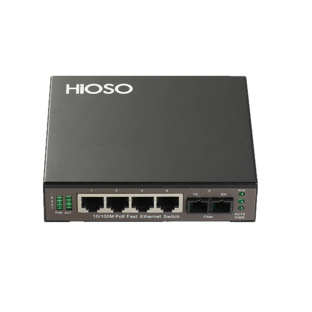 China Factory Wholesale Price DC48V 4 Port unmanaged network switch 120W POE Switch