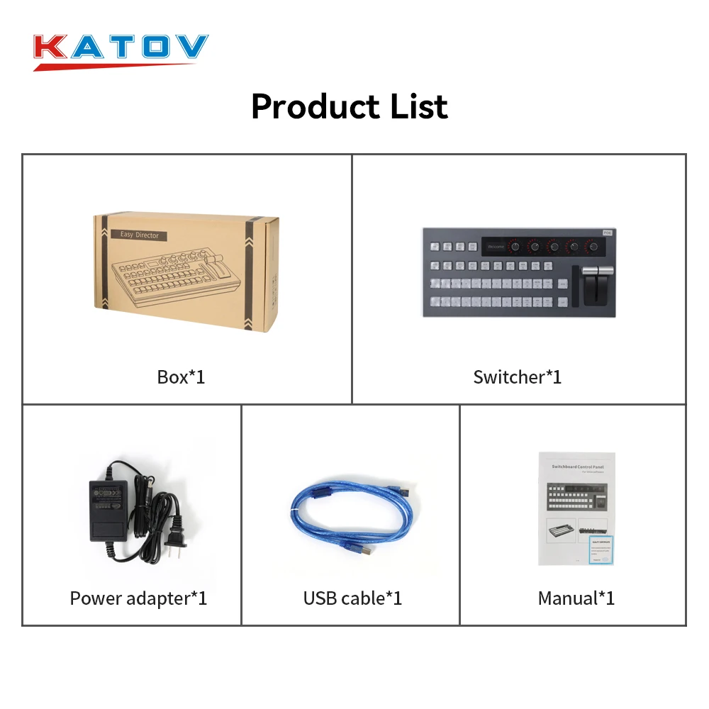 Radio & TV Broadcasting Equipment LAN USB vmix switcherboard control panel blackmagic atem switcher live stream mixer switcher