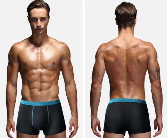Man Under Wear Manufacturer Para Hombre Bamboo Fiber Boxer Underwear Boxer For Men