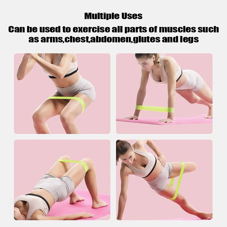 Factory Wholesale Home Fitness Stretching Strength Training Mini Resistance Loop Exercise Band