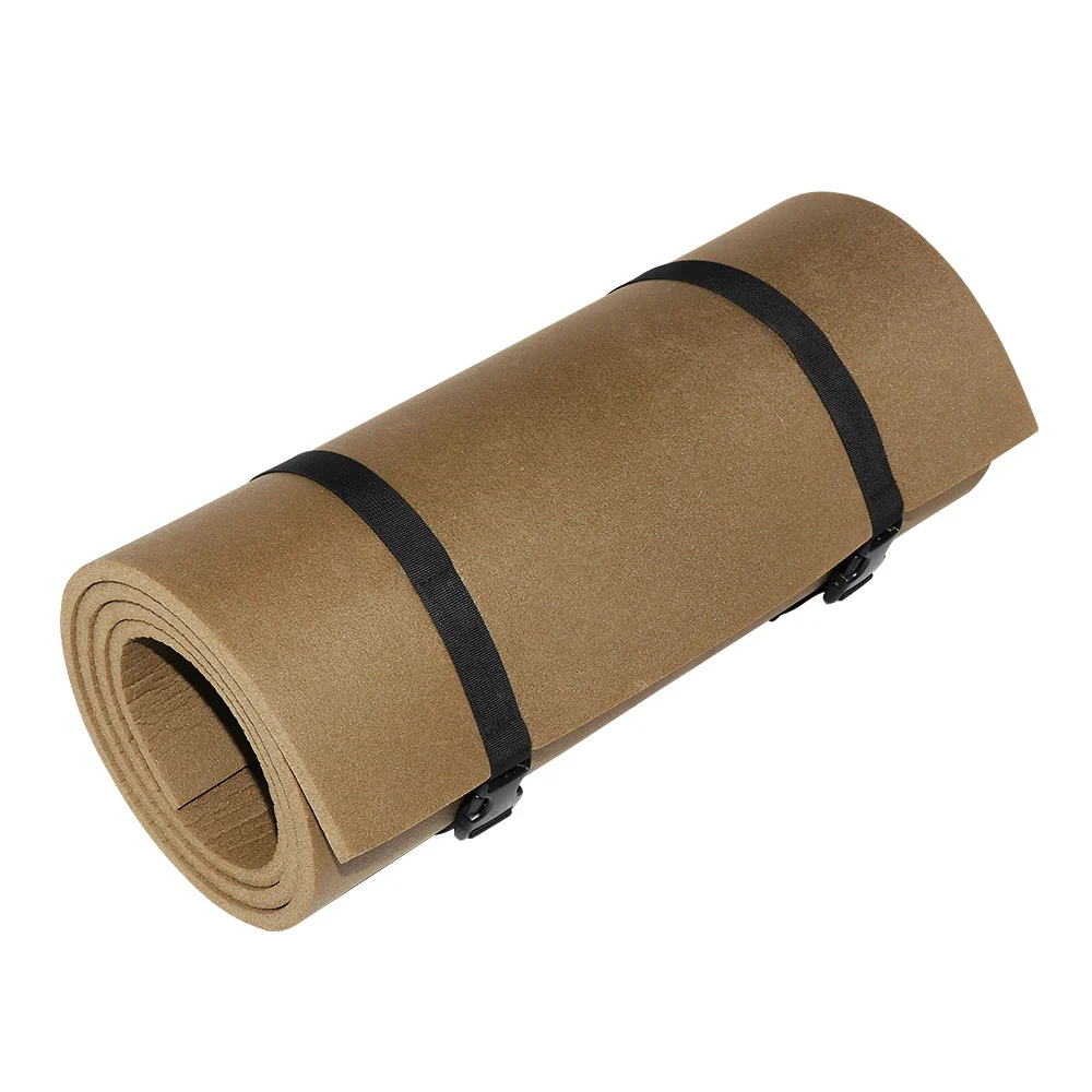 XPE IXPE Foam Sleeping Pad with Straps Tourist Mats Lightweight Waterproof Camping Mattress