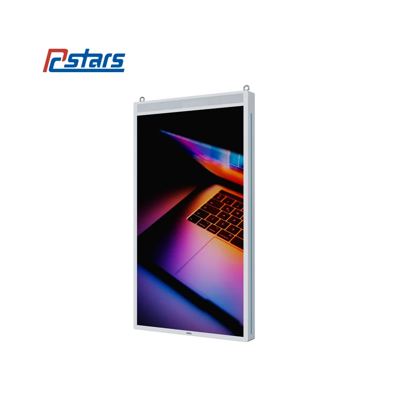 55 Inch Hanging Super slim Touch Interactive LCD Screen Monitor Advertising Digital Signage Display Billboard
