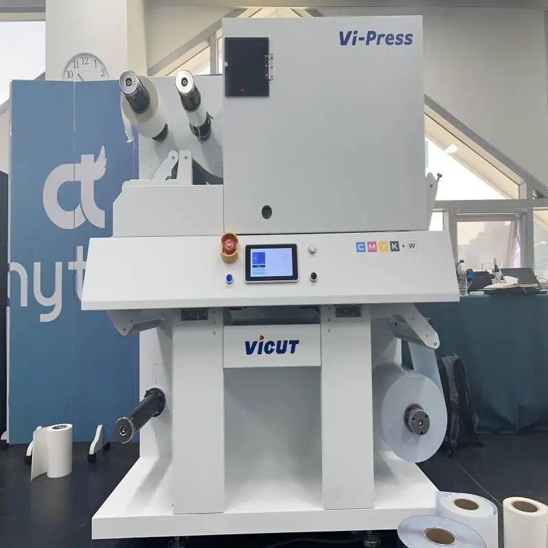 Digital Label Printer Roll to Roll Business Card Printing Machine ID Card Printer