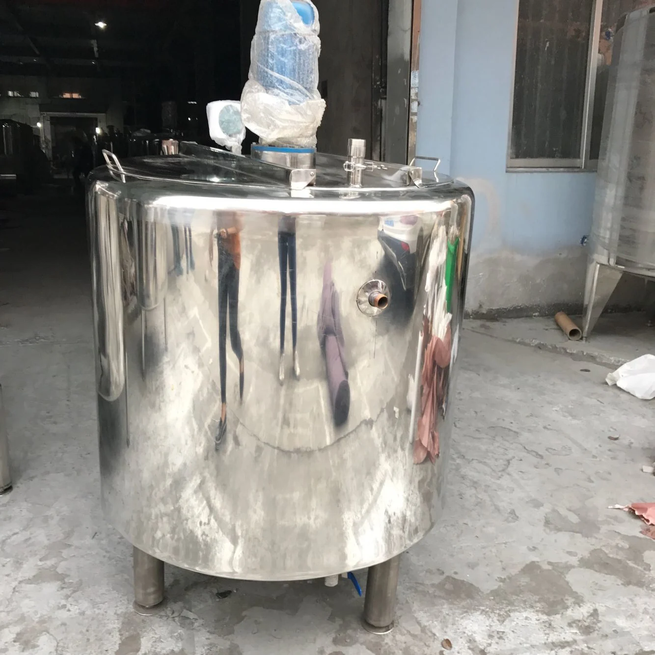 Stainless Steel  soft drink Materials Juice Mixing Tank  1000 L