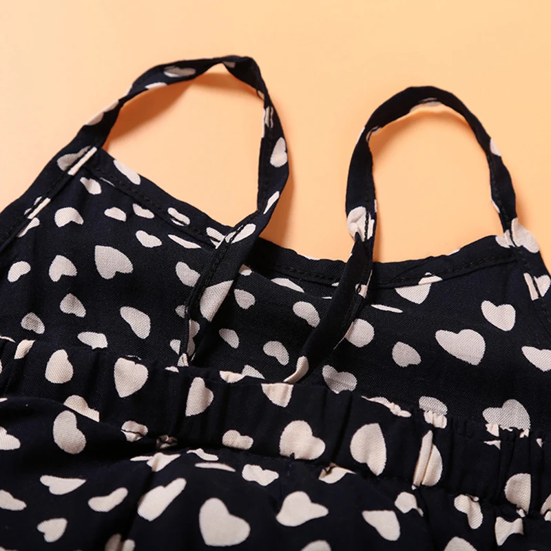 Baby Clothes Casual Cotton Sleeveless Pants Toddler Baby Girl Sling Romper Solid Jumpsuit Overalls