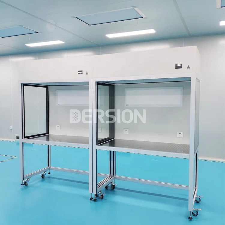 Single-person clean room high quality vertical horizontal laminar air flow hood clean bench