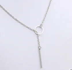 925 sterling silver chain 8 Choker Statement Cross Pendant Necklace for women Infinity Cross Lariat Necklace