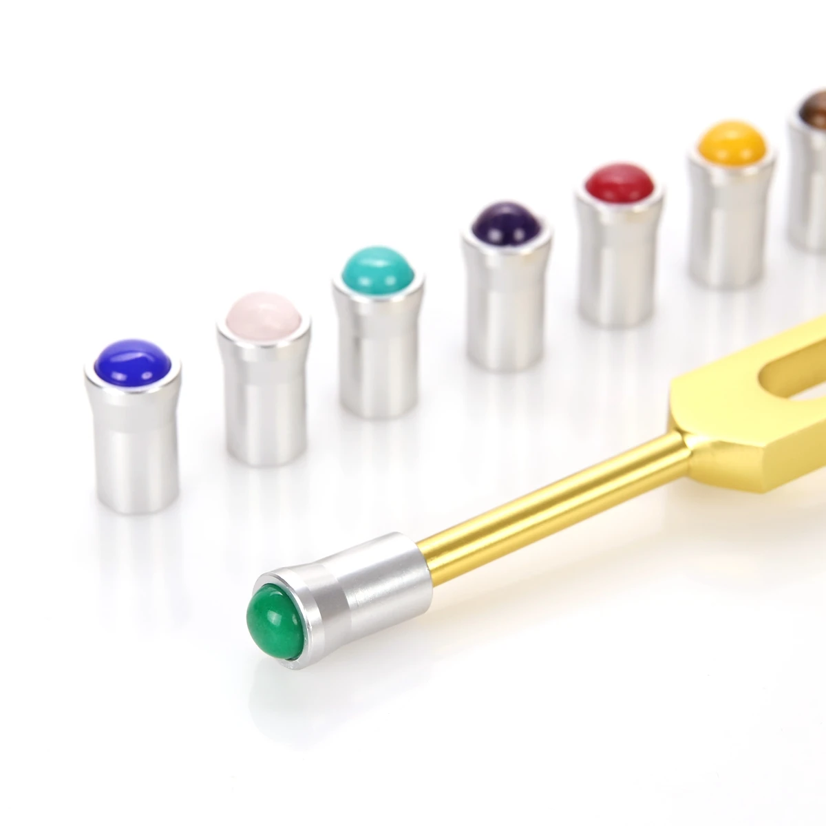 Насадки для камертона чакры звукоисцеляющей терапии и инструментов балансировки йоги медитации