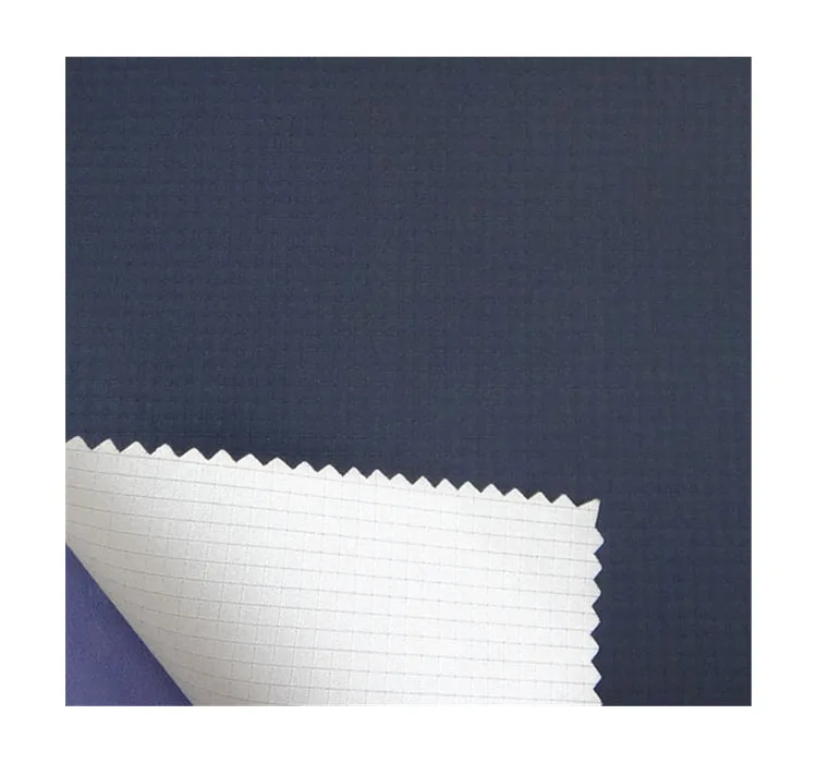 Wujiang textile manufacturer solid durable oxford laminated 210d ripstop nylon fabric for backpack