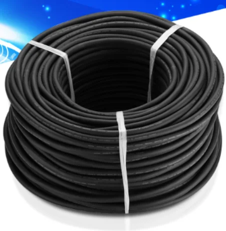 High temperature VDE H05RN-F 2*0.75mm 2*1.0mm 2*1.5mm rubber wire cable stranded copper outdoor waterproof