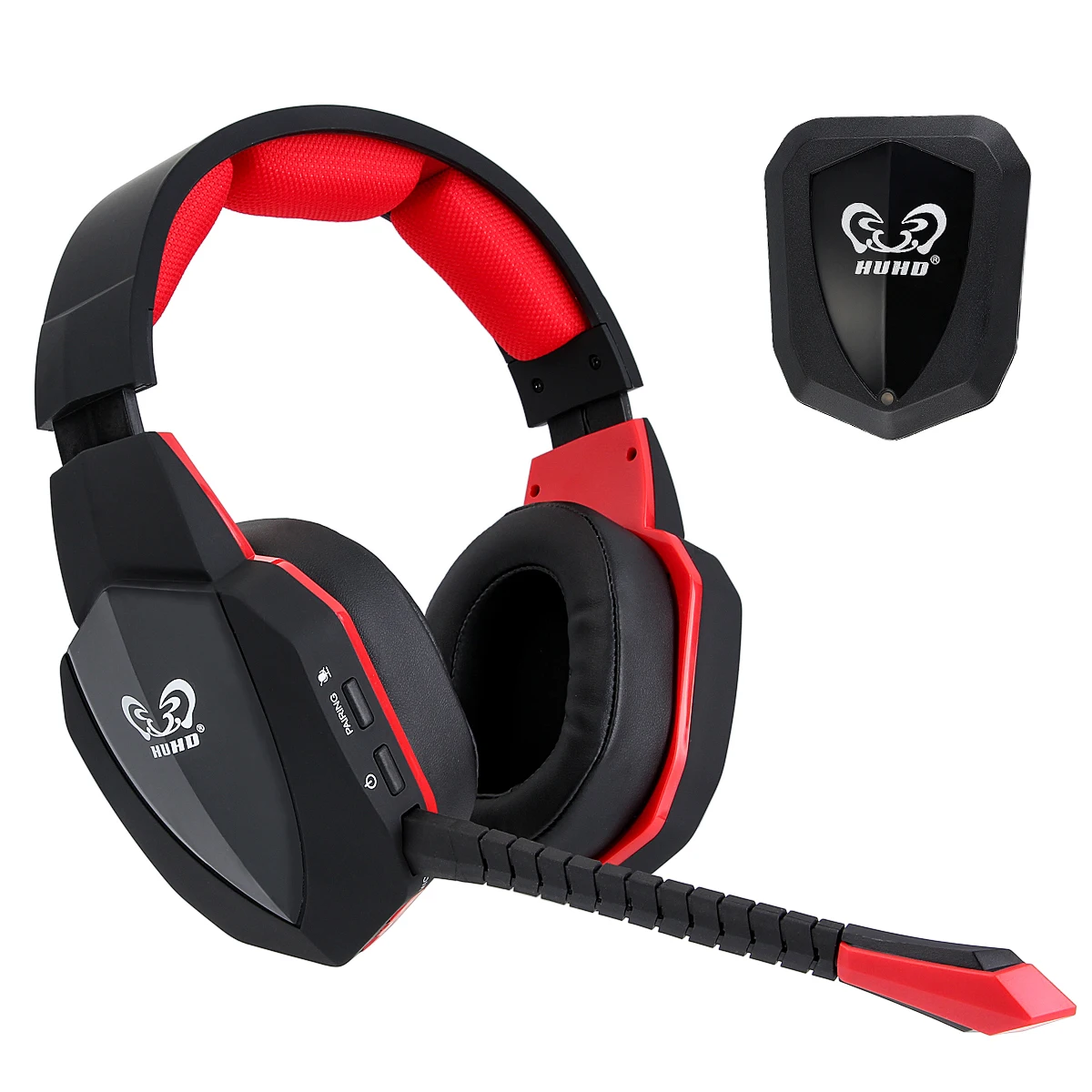 
High quality hot sell 7.1 surround sound 2.4Ghz optical wireless gaming headsets patent wireless game headphones for PS4 Xbox 