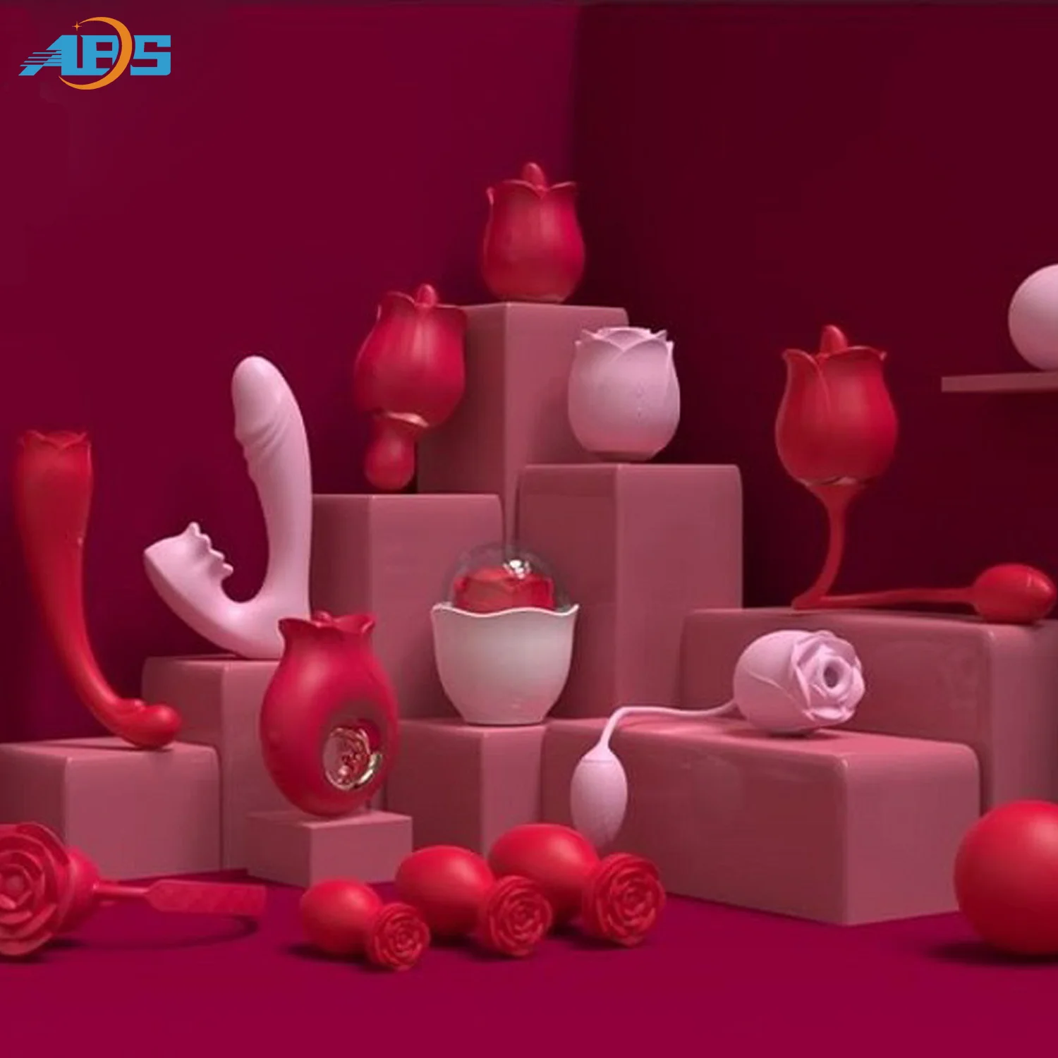 Popular Wireless Remote Control Sucking Tongue Thrusting Clitoris Massage Sex Toys Rose Vibrator For Woman