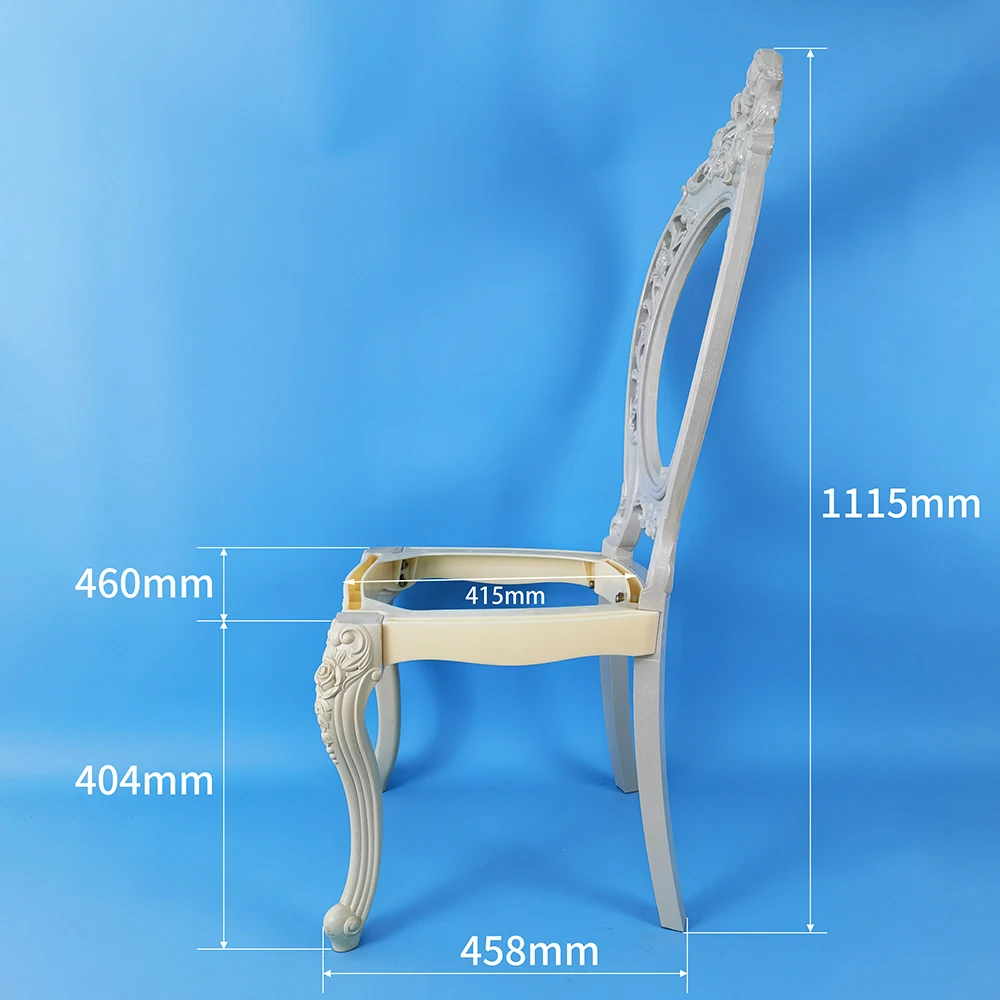 European Abs Plastic Dining Chairs Frame Base Parts Table Set Home Furniture Restaurant Dining Room Kitchen Accessories SY2068