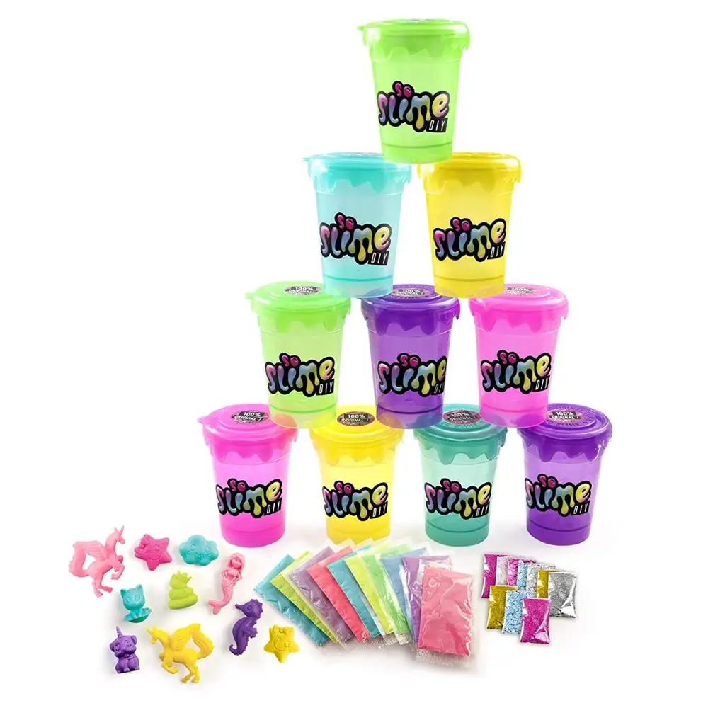 
2019 Christmas Hot Selling Toy Set Diy Unicorn Poop Shake Slime 